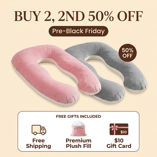 ComfyCushion passenger pillow: buy 2, get the 2nd 50% off, with free gifts