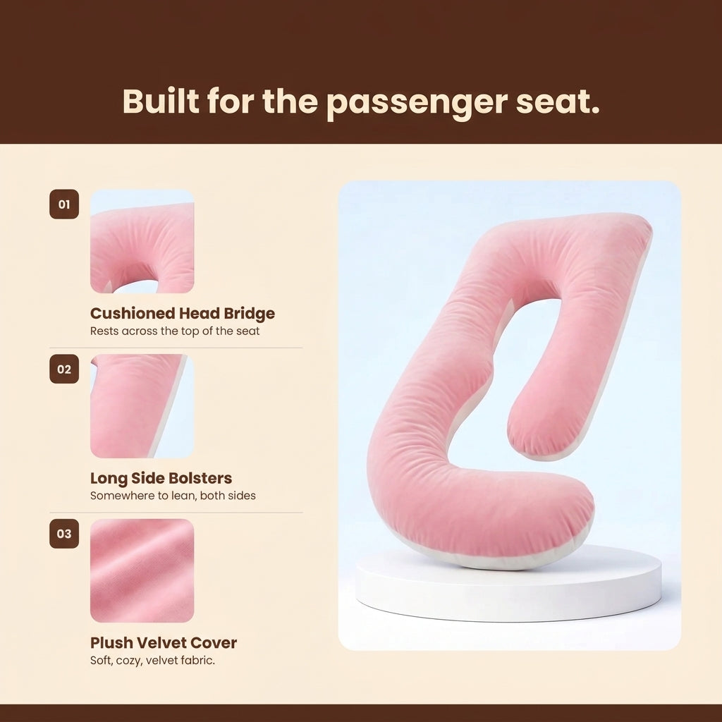 ComfyCushion head bridge, side bolsters and velvet cover